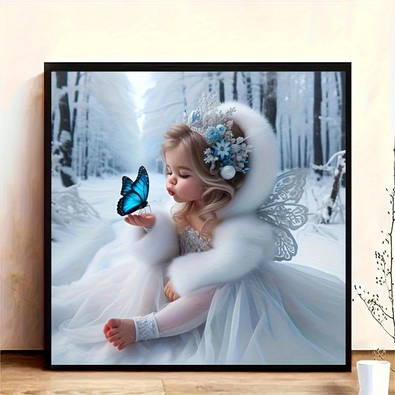 DIY Diamond Painting Kit Butterfly Round Rhinestone Art