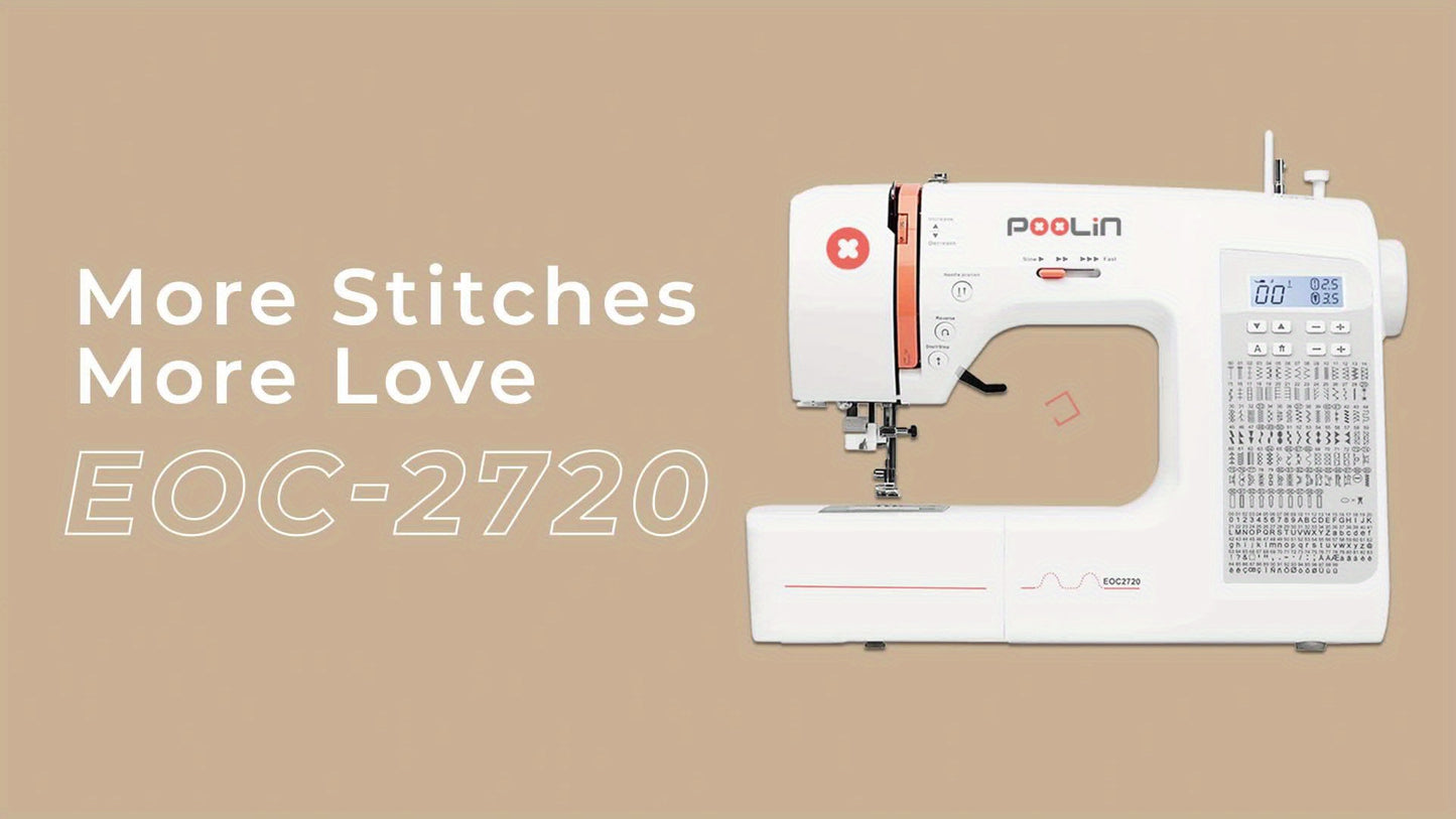 POOLIN EOC2720 Computerized Sewing Machine - 293 Stitches
