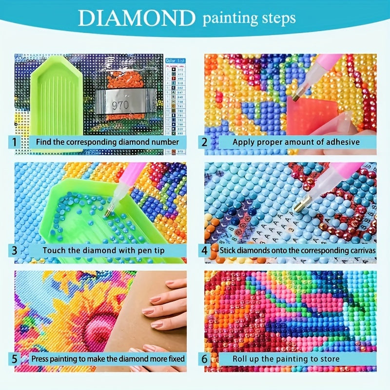 DIY 5D Diamond Painting Kit Frameless Avatar 50x50cm Art