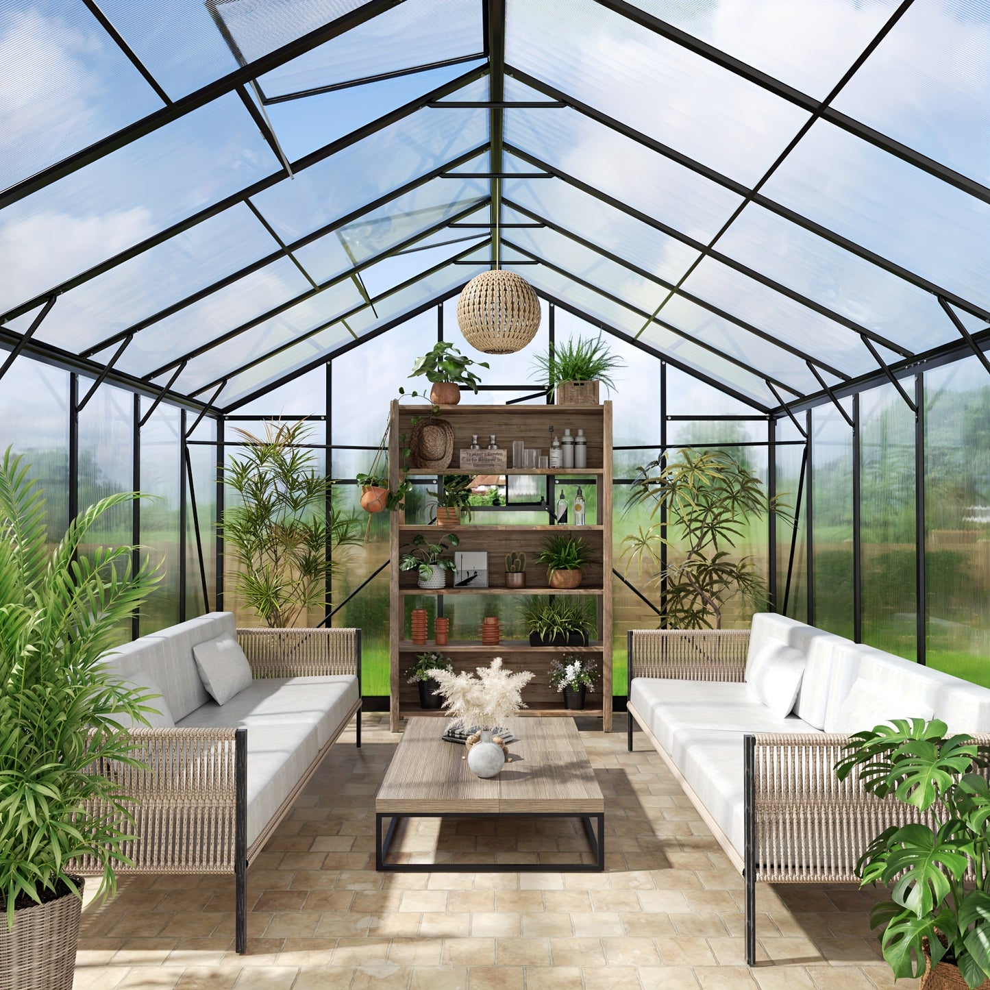 AirWire Heavy Duty Walk In Greenhouse With UV Panels
