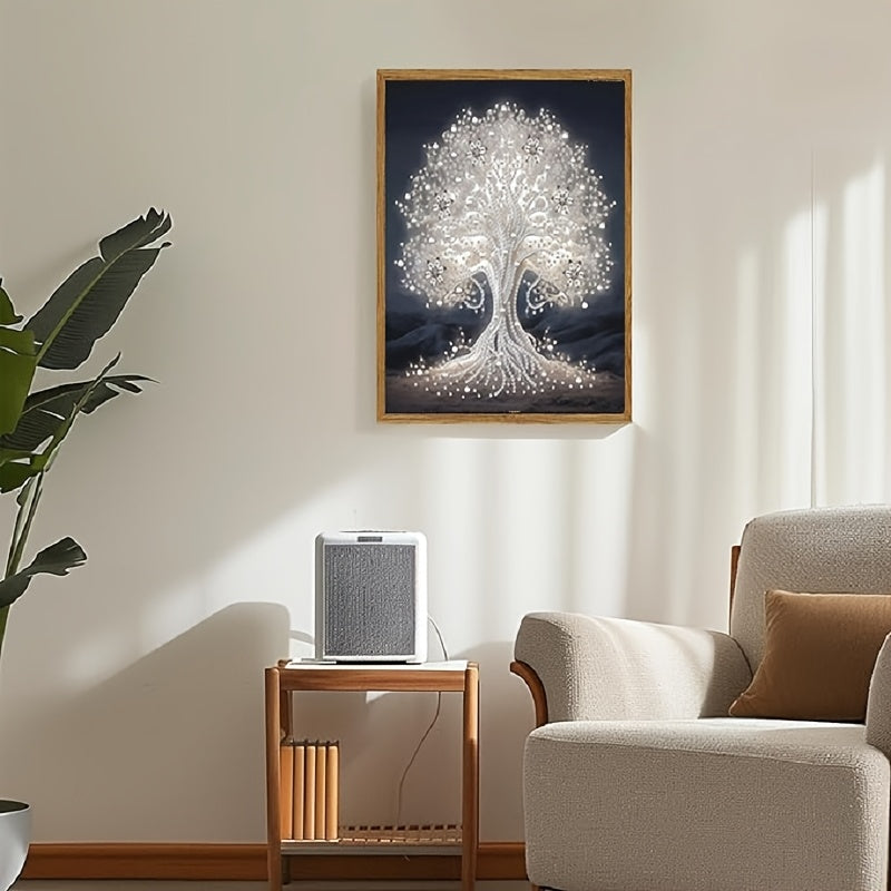 5D DIY Full Round Diamond Painting Tree Kit, 30x40cm Home Decor