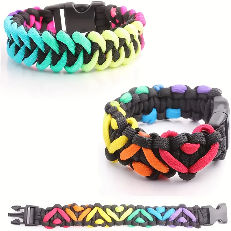 12 Color Nylon Rope Set 10.2 Ft Each For Bracelets Outdoor