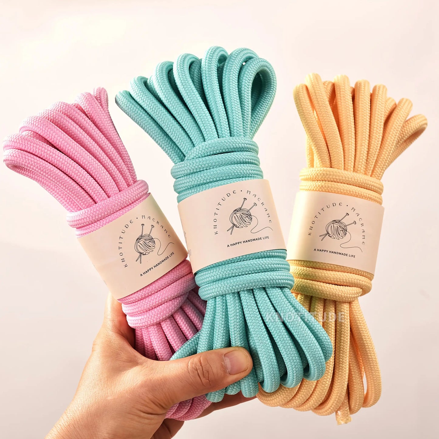 Thick Polyester Braided Rope 5M 6mm For Pet Crafts Leash