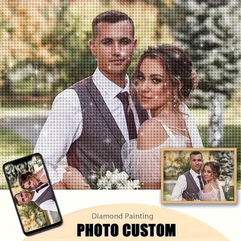 Custom 5D Diamond Painting Kit 40x50cm From Your Photo