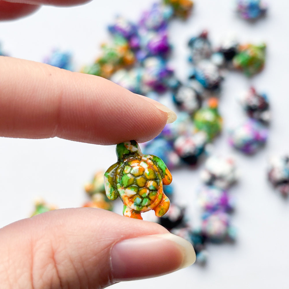 Sea Turtle Spacer Beads 110 Pieces Gradient Stone Jewelry