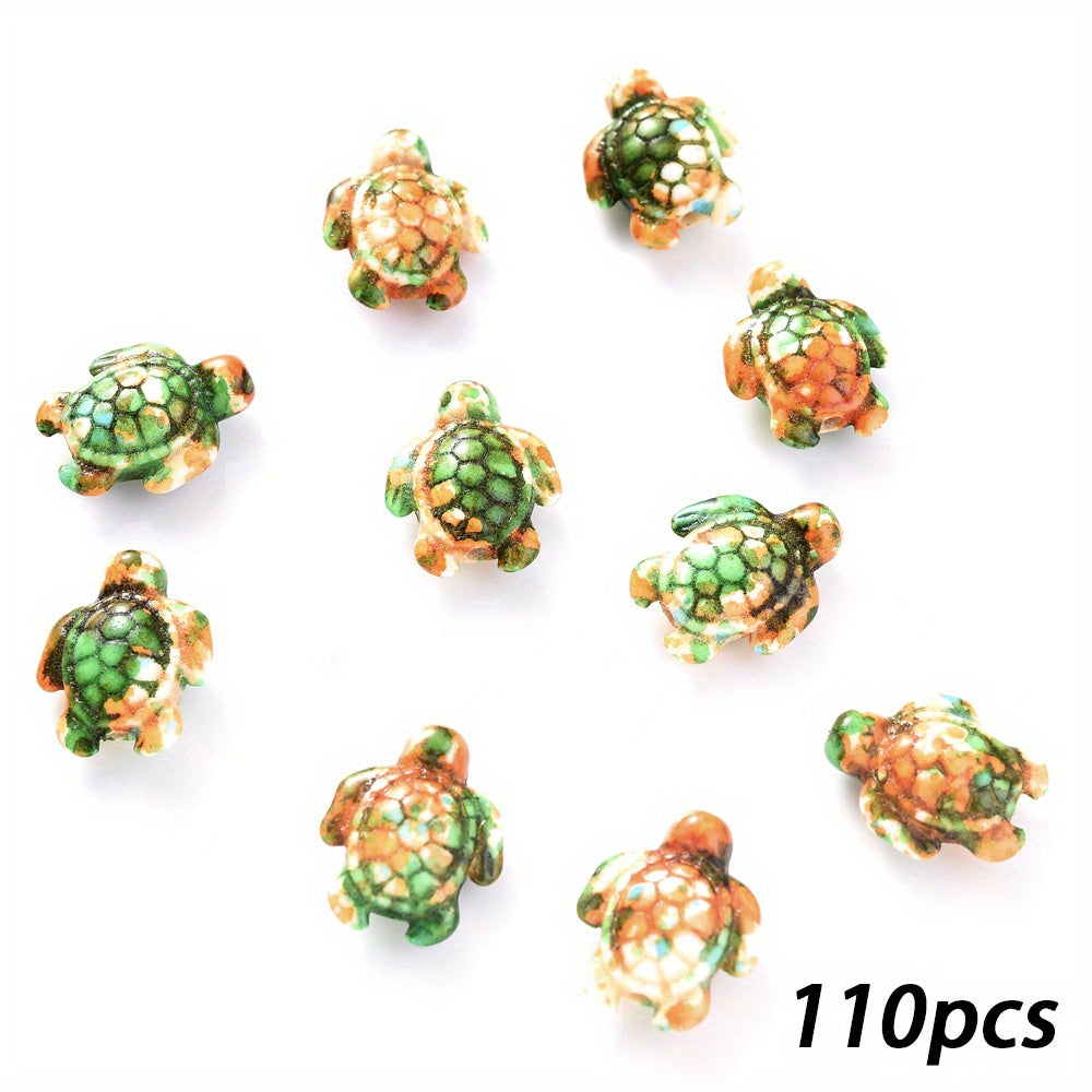 Sea Turtle Spacer Beads 110 Pieces Gradient Stone Jewelry