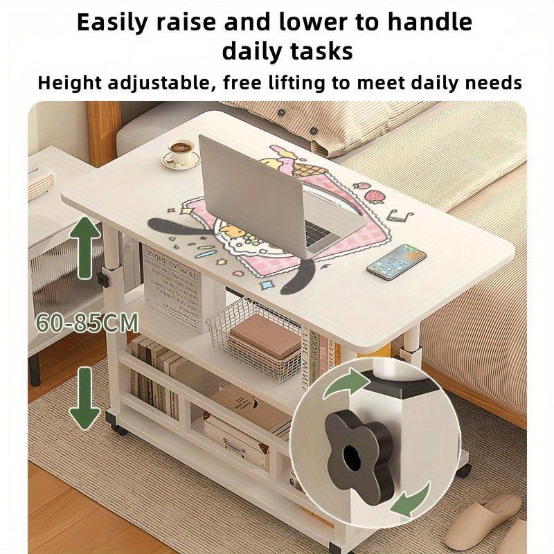 Sanrio Hello Kitty Adjustable Height Rolling Table