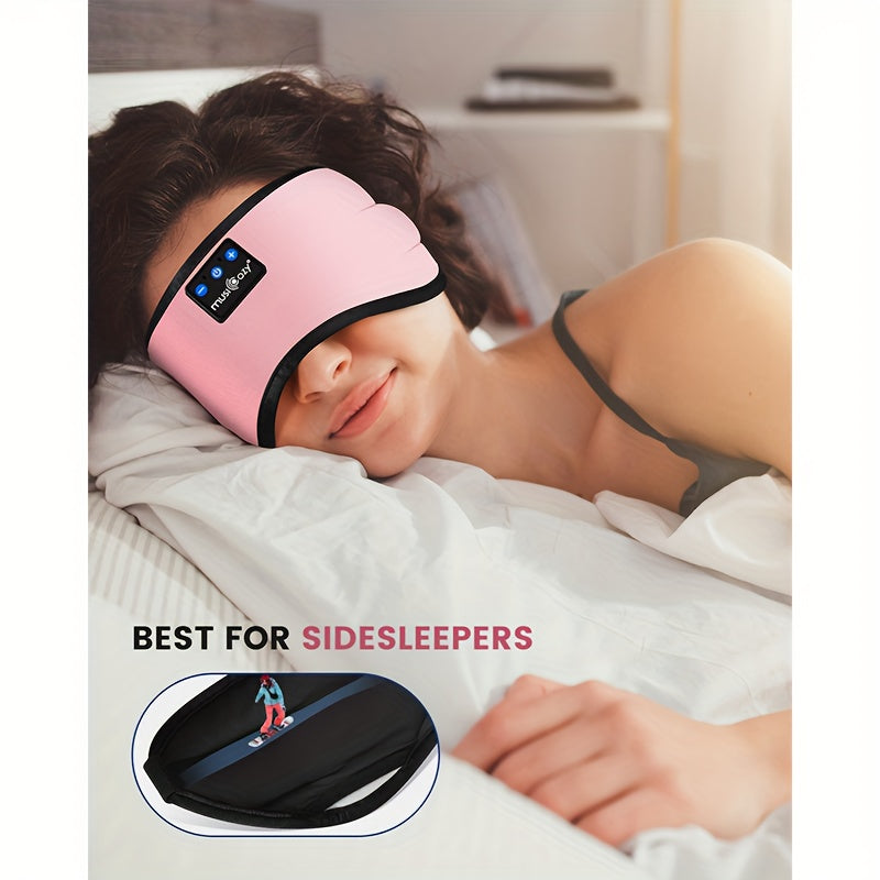 Wireless Sleep Eye Mask With Headphones And Type C Charging