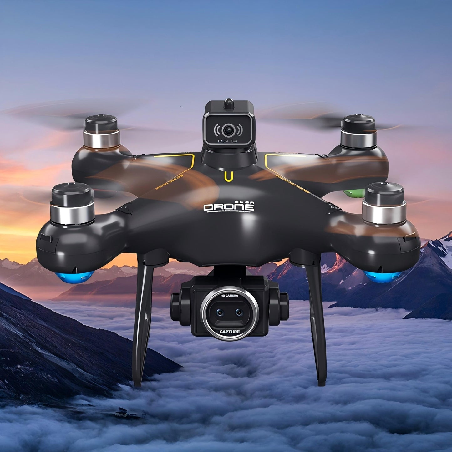 S116 MAX Brushless Optical Flow Drone With Dual Cameras FPV