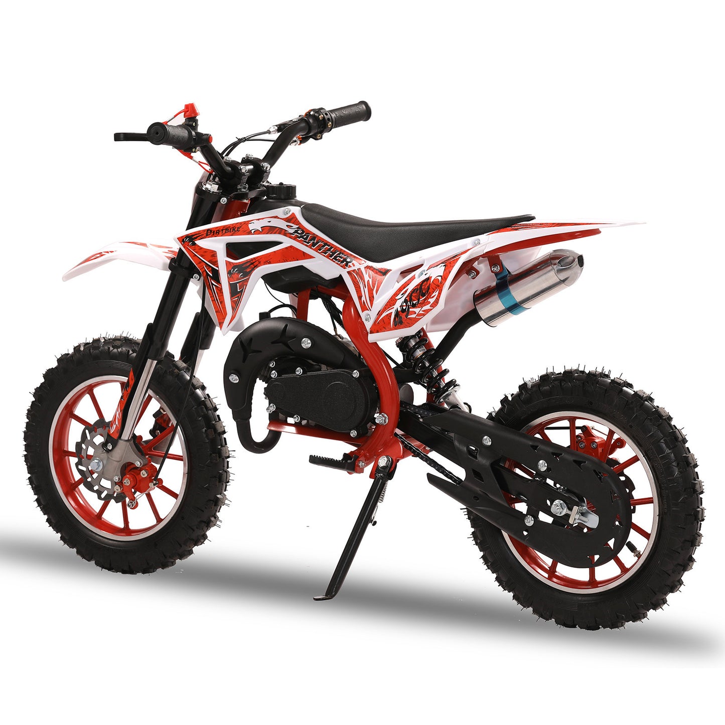 Gas-Powered Red 49cc 2-Stroke Kids Mini Motocross Bike