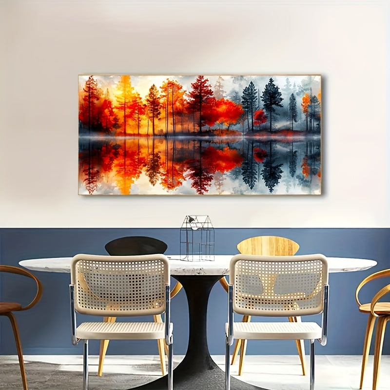 Forest Diamond Painting Kit Full Drill Round Gem Wall Decor