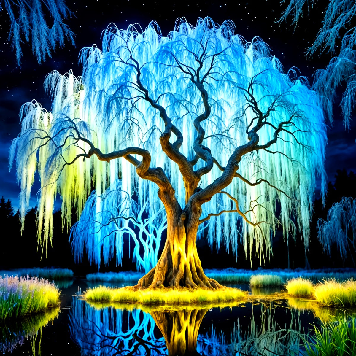 Luminous Tree of Life 5D Diamond Painting Kit for Beginners
