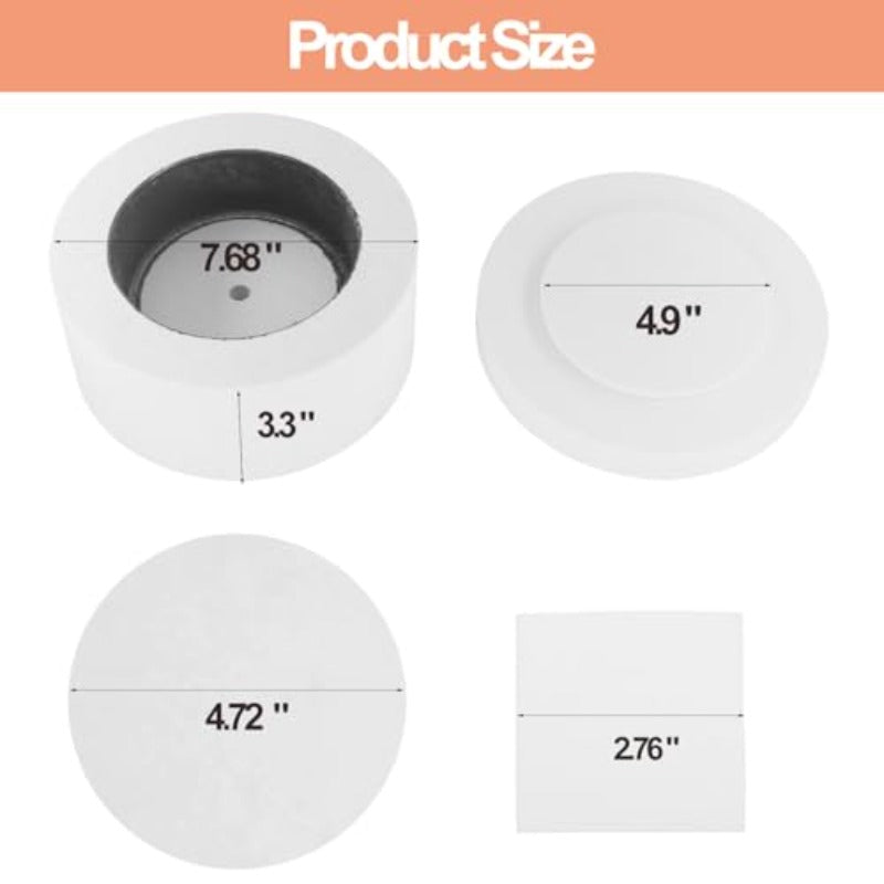 Compact Microwave Kiln For Glass Fusion With 50 Kiln Papers