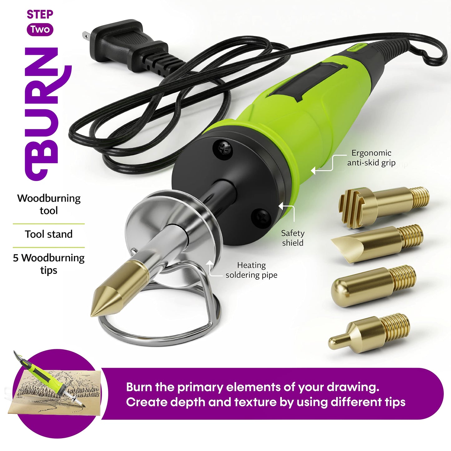 Beginner Wood Burning Kit For Kids And Teens Craft Set