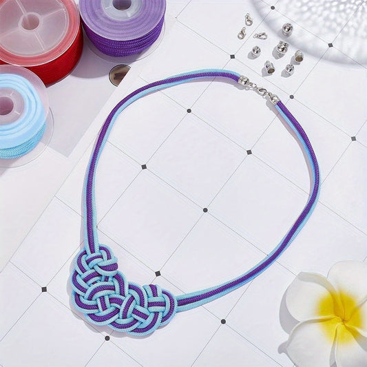 Macrame Necklace Kit DIY Craft Kit With Beads And Clasps