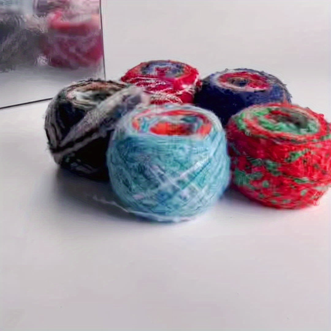Rainbow Cake Yarn 50g Ball Beige Acrylic Knitting Crochet