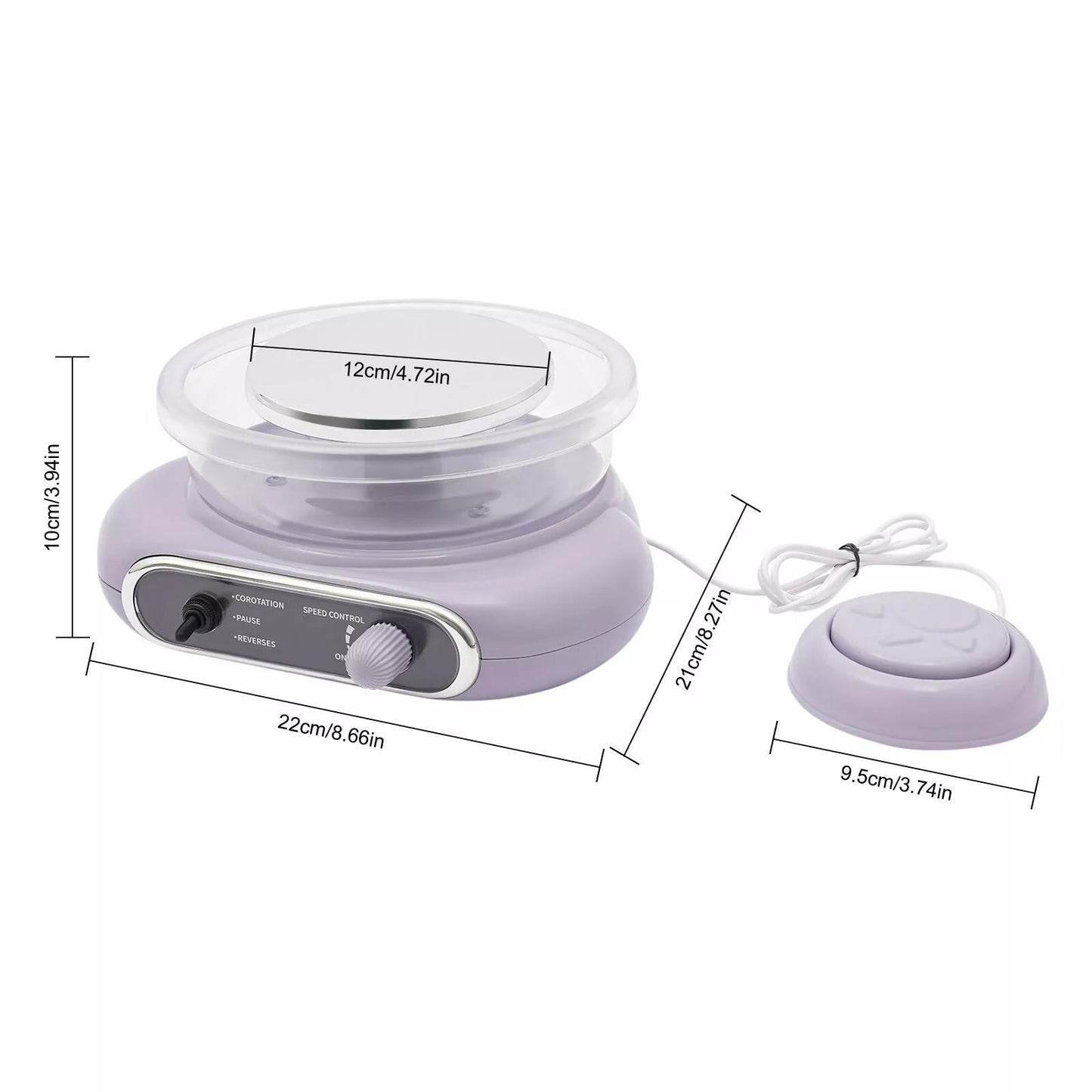 Electric Adjustable Speed Pottery Machine Mini Clay Kit