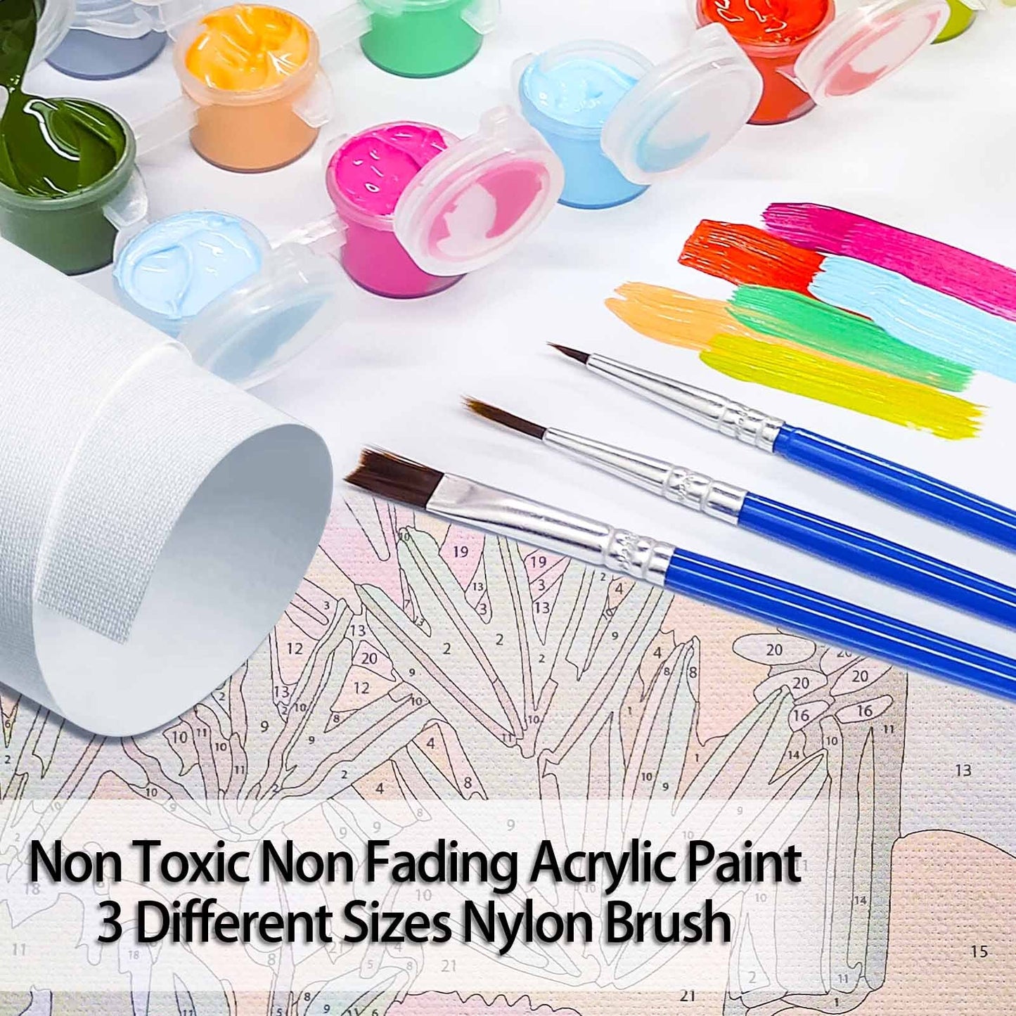 Paint By Numbers Kit For Adults 50x40cm Easy Flag Design