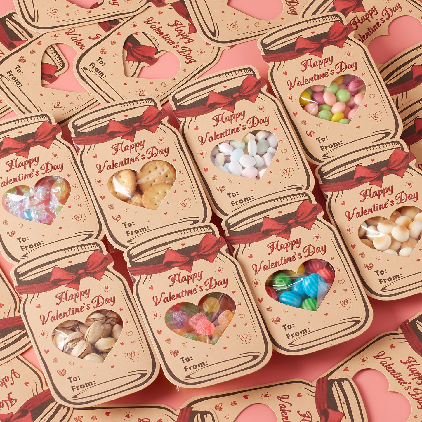 Valentines Day DIY Card Kit With Cards And Ring Holders
