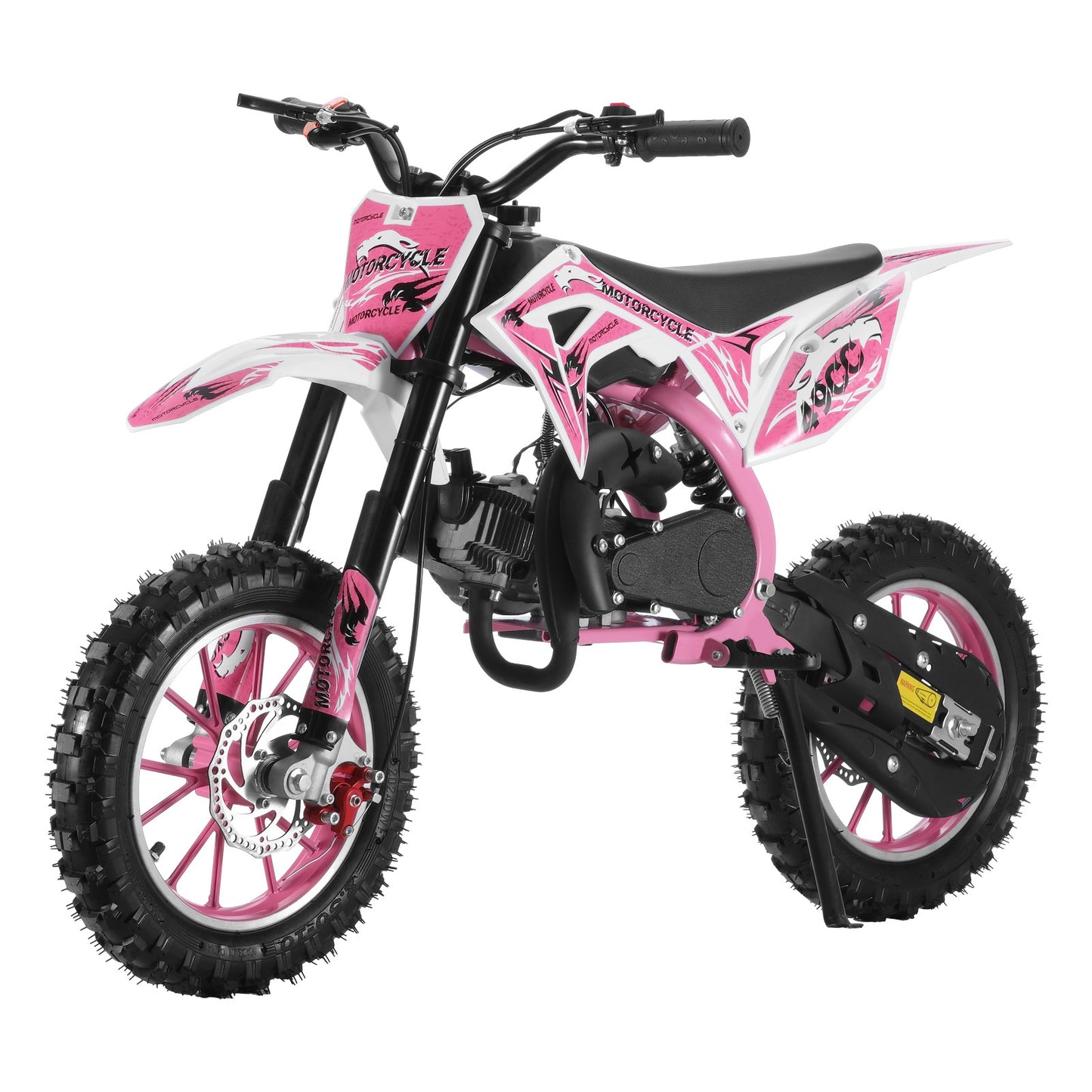 Gas-Powered Red 49cc 2-Stroke Kids Mini Motocross Bike