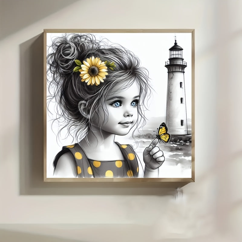 Hot Selling 5DIY Diamond Art Kit Round Mosaic Wall Art