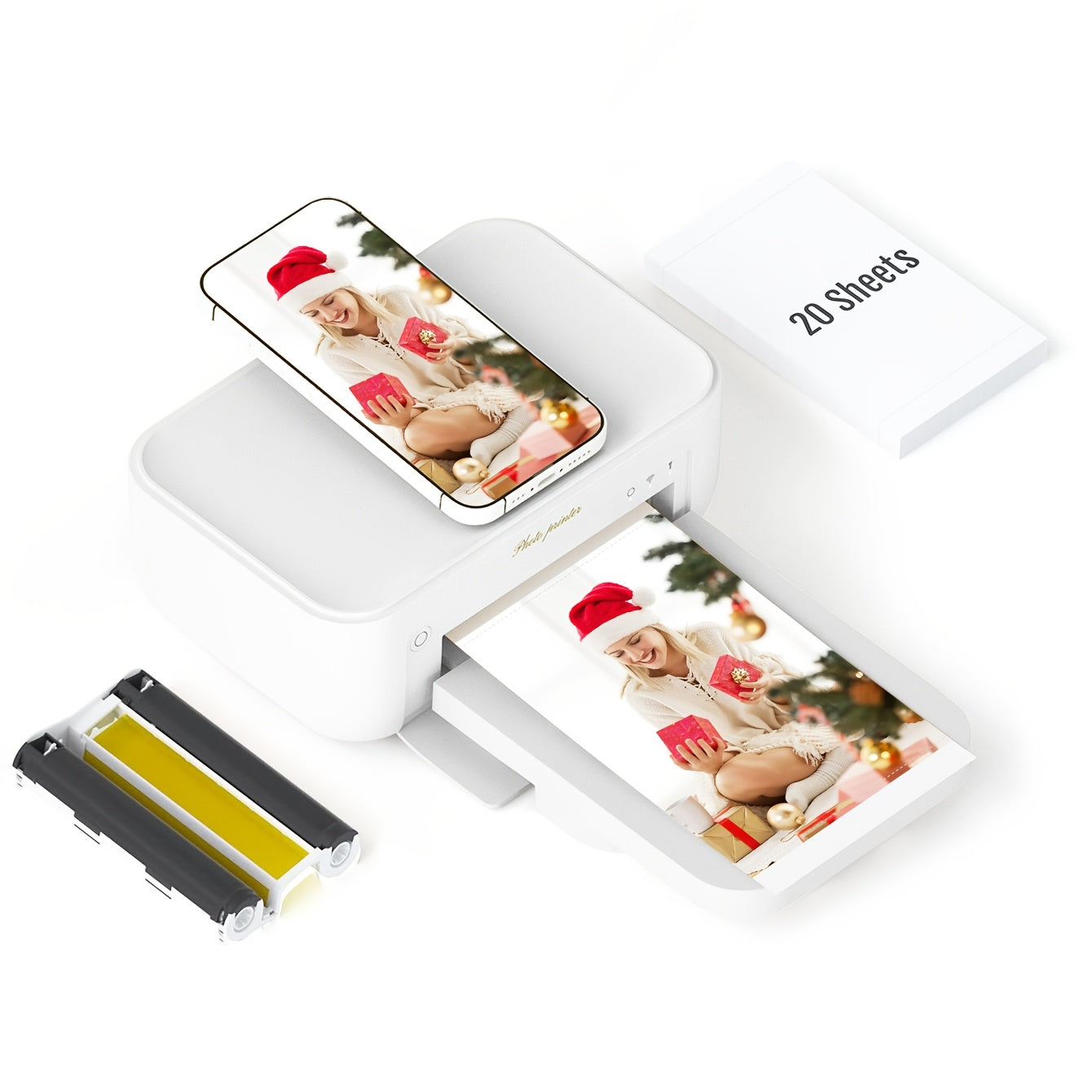 4x6 Photo Printer With Wi Fi For Iphone And Android