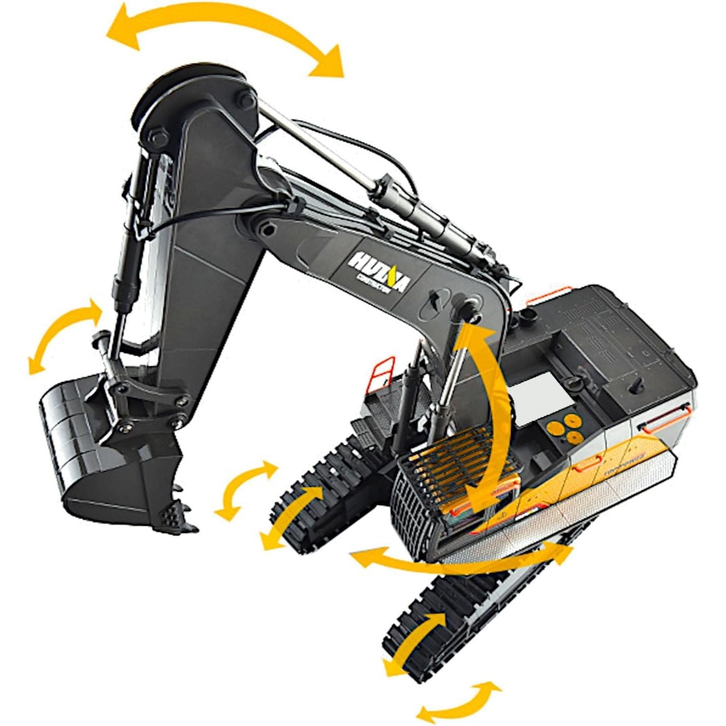 Alloy RC Crawler Excavator 1/14 Scale with Lights and Sound