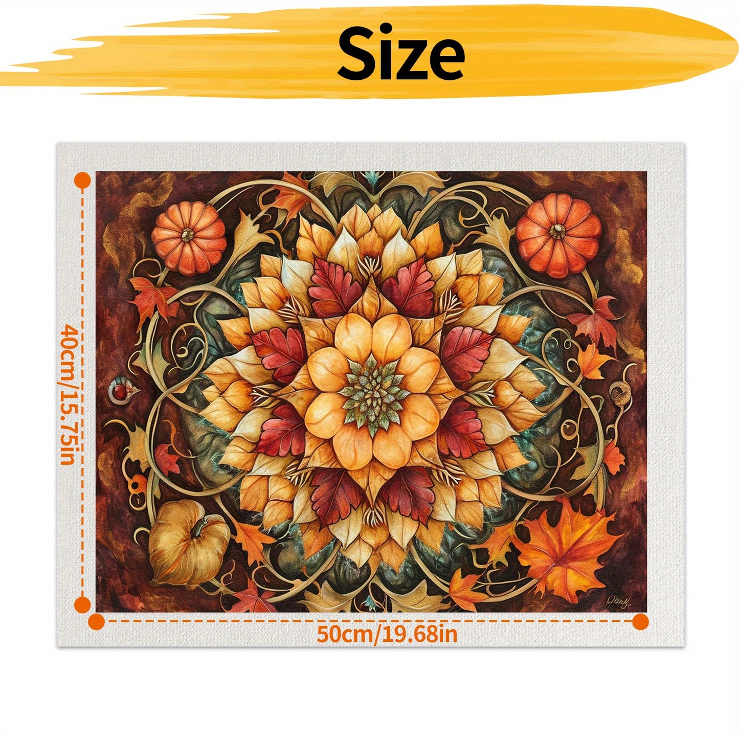 Paint By Number Kit For Adults Flower 50x40cm Easy DIY Art