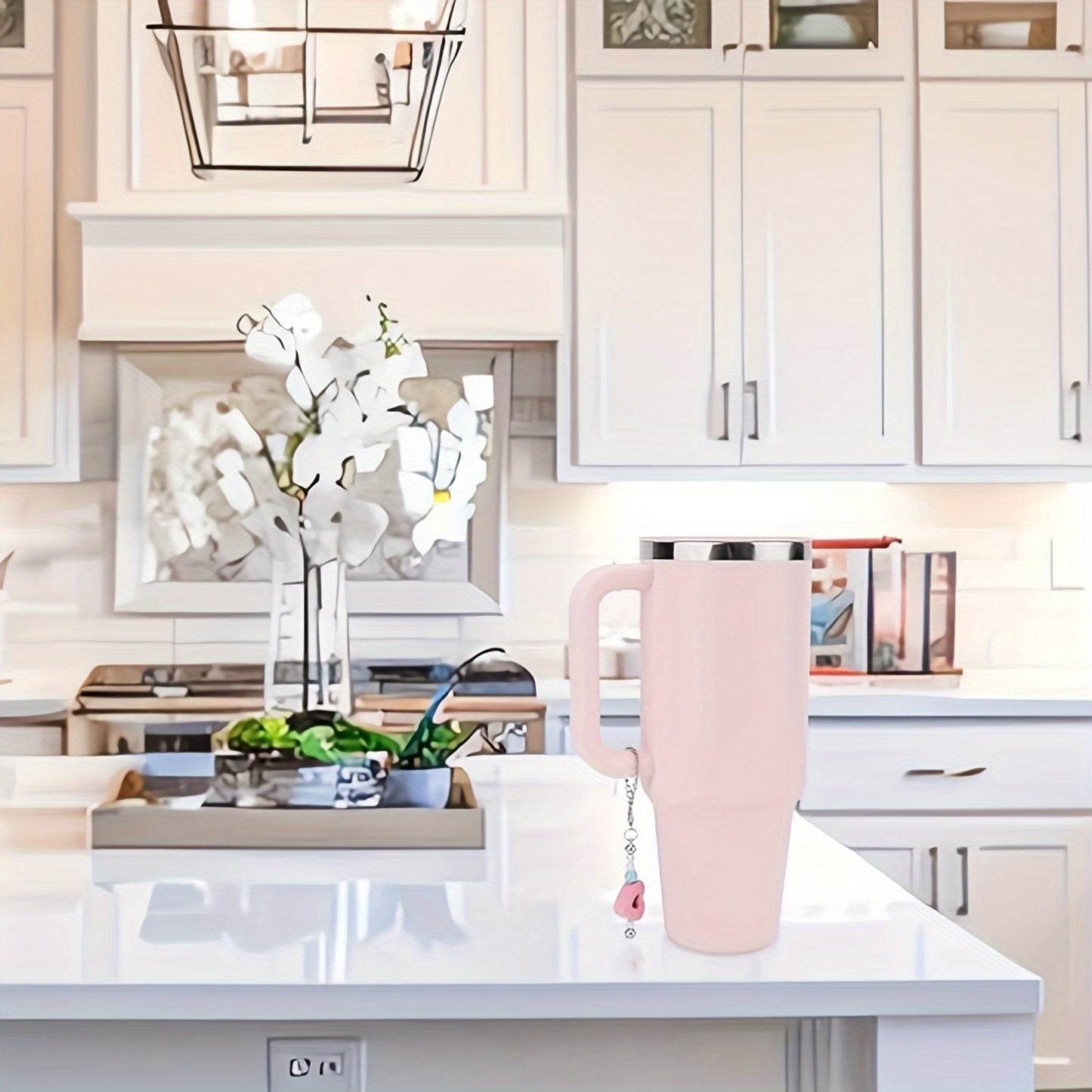 Stainless Steel Bead Chain Charms With Lobster Clasps DIY