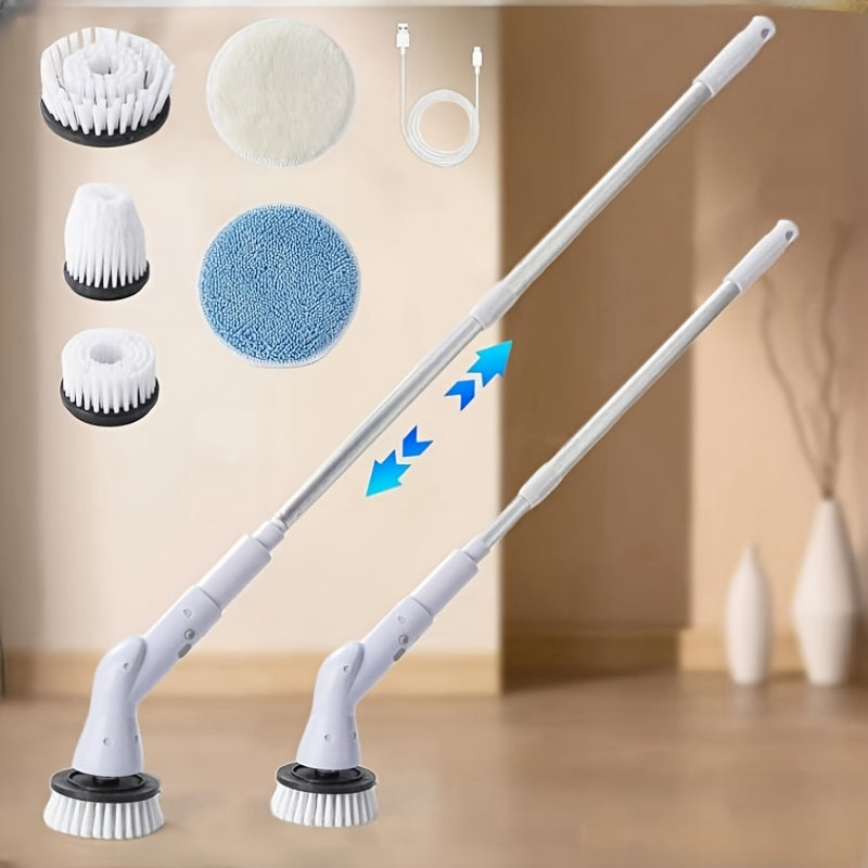 Electric Spin Scrubber Cleaning Brush For Home And Car