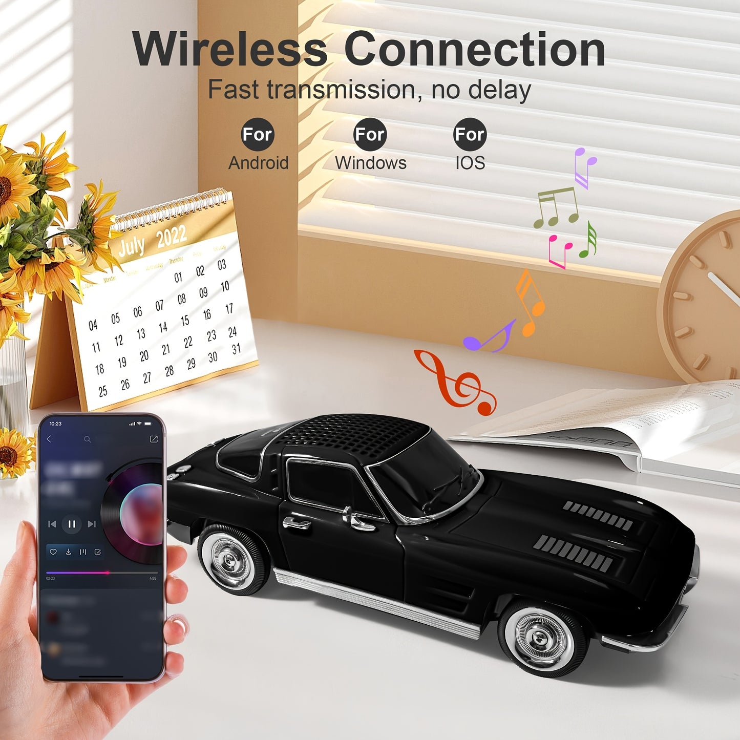 Newly Upgraded Portable Retro Wireless Speaker Five Colors