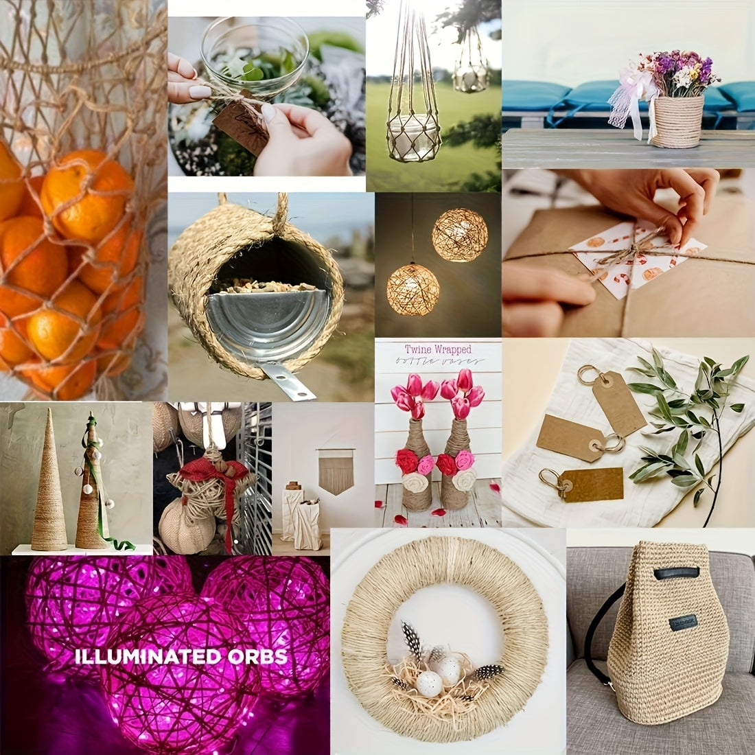 Teddy Run Natural Cotton Rope 2mm for Crafts and Gifts