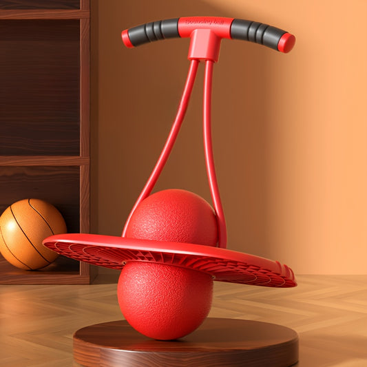 Jumping Ball Red Blue Kids Bouncy Ball For Balance Fitness