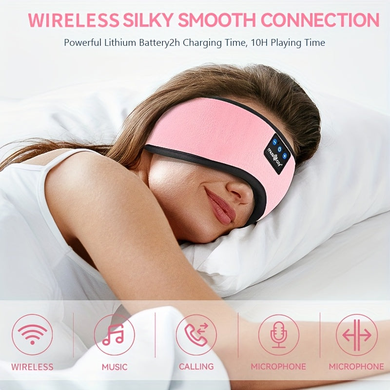 Wireless Sleep Eye Mask With Headphones And Type C Charging