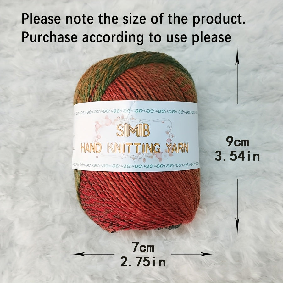 AB Gradient Wool Nylon Yarn 6pc 300g Self Stripe Crochet