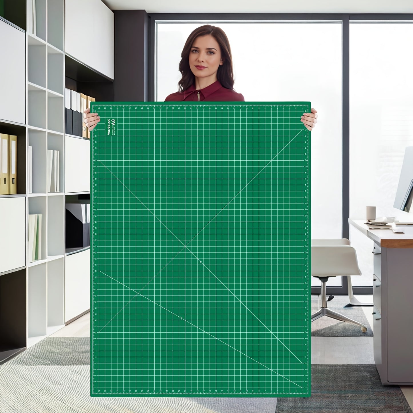 48x36 Green Self-Healing Cutting Mat for Sewing and Quilting