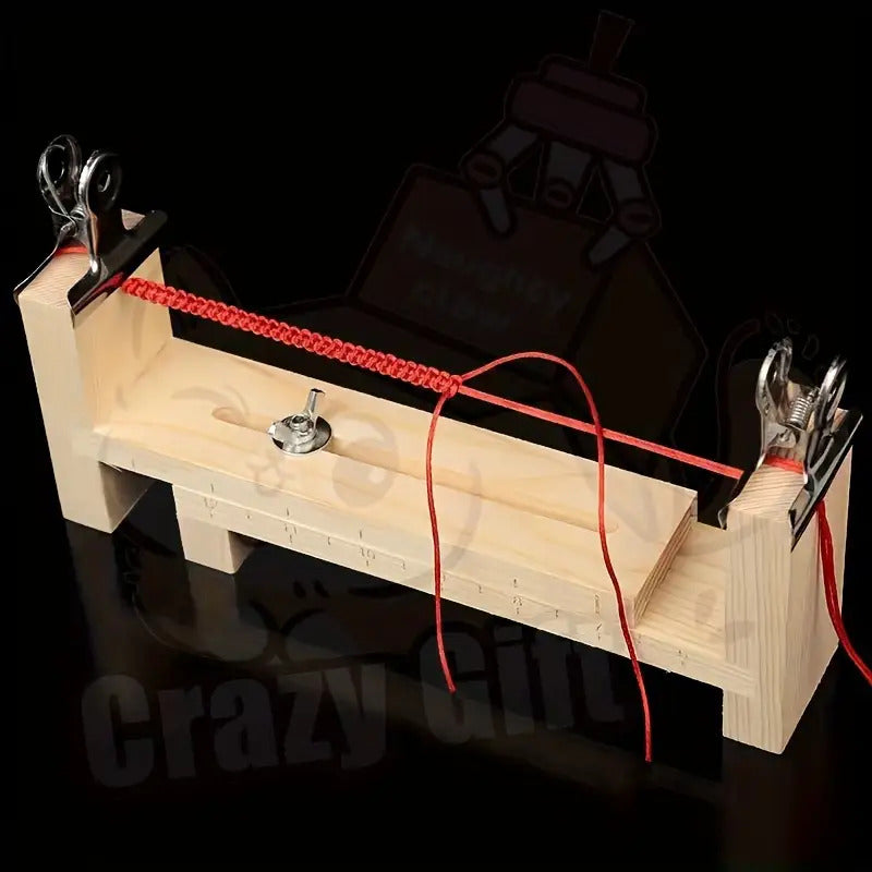Wooden Knitting And Weaving Stand For Macrame Projects