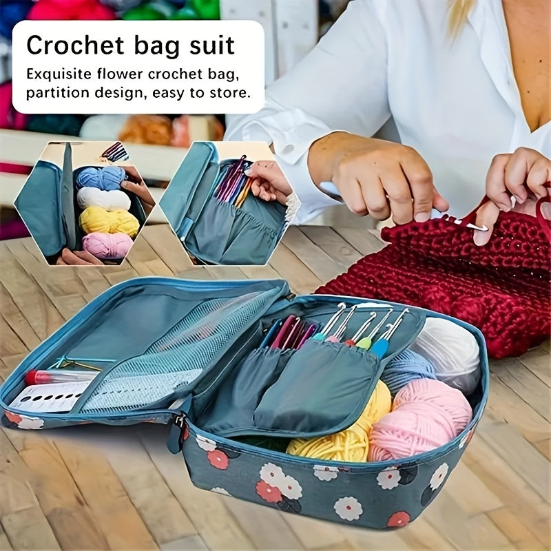 103 Beginner Crochet Kit With Yarn Hooks And Accessories