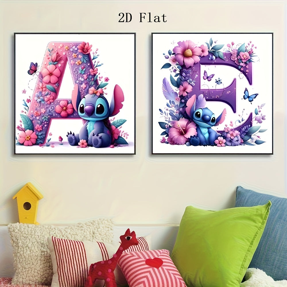 Disney Stitch Diamond Painting Kit 5D Round Wall Art