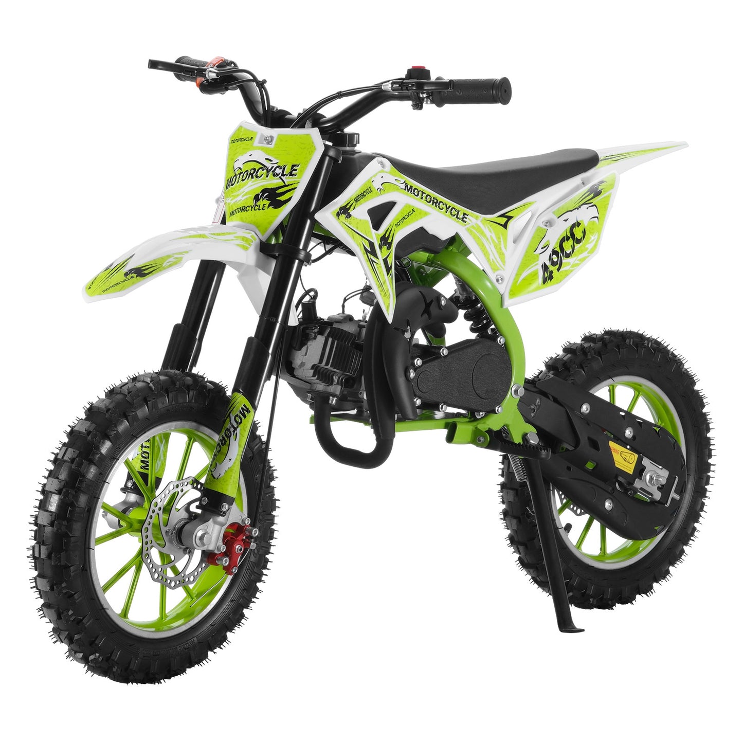 Gas-Powered Red 49cc 2-Stroke Kids Mini Motocross Bike