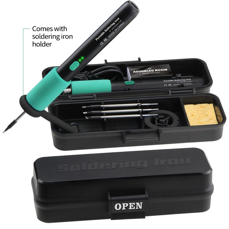 Mini USB Soldering Iron Kit With Adjustable Temperature