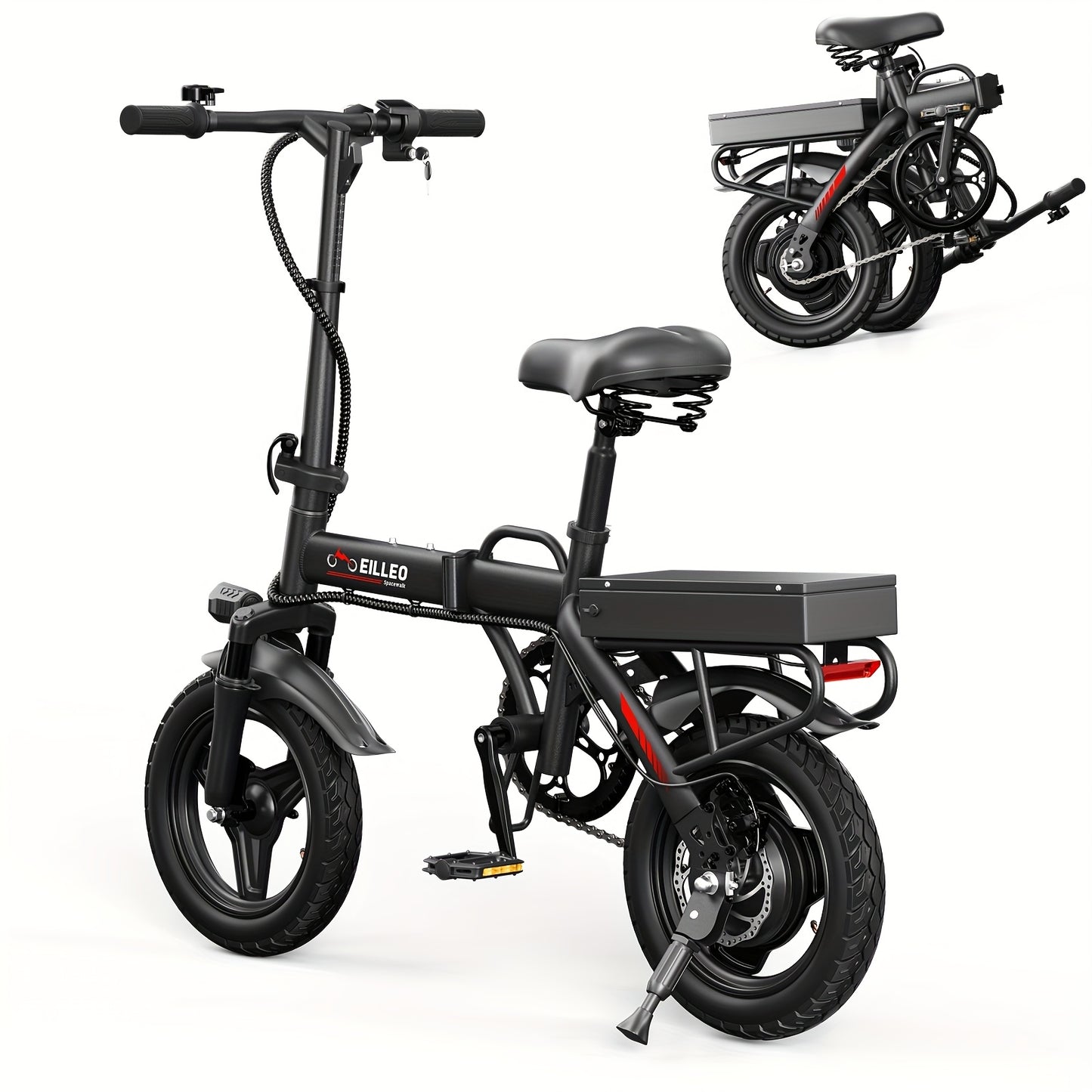 EILLEO 48V 500W Electric Scooter With Seat 20 Mile Range