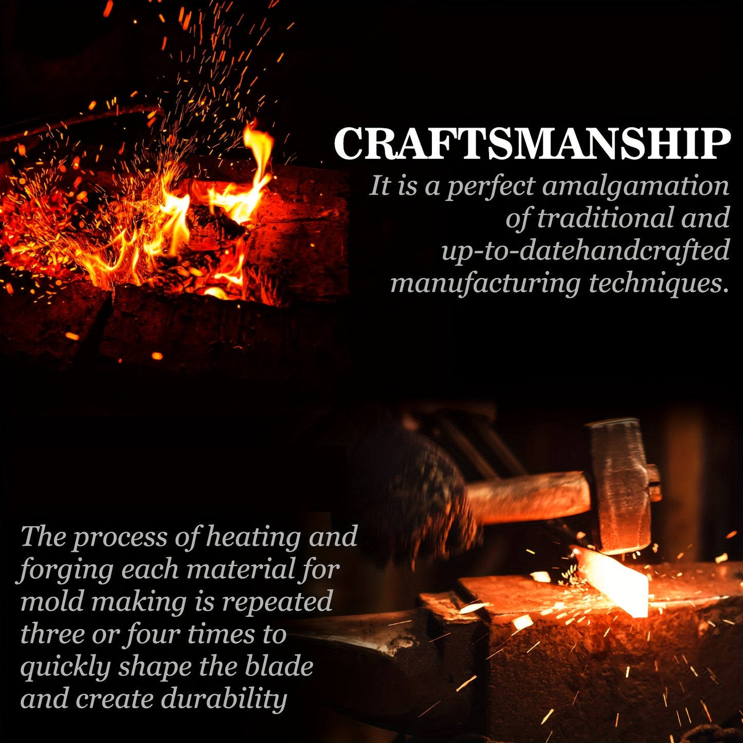 Hand Forged Ulu Knife Mezzaluna Rocker High Carbon Steel