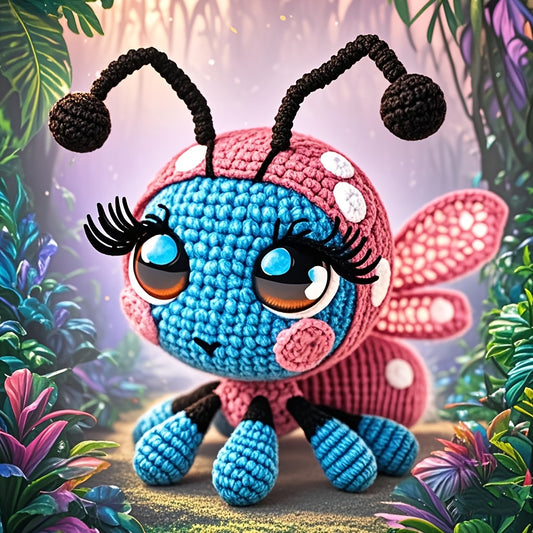 Beginner Crochet Ladybug Kit Amigurumi Diy Instructions