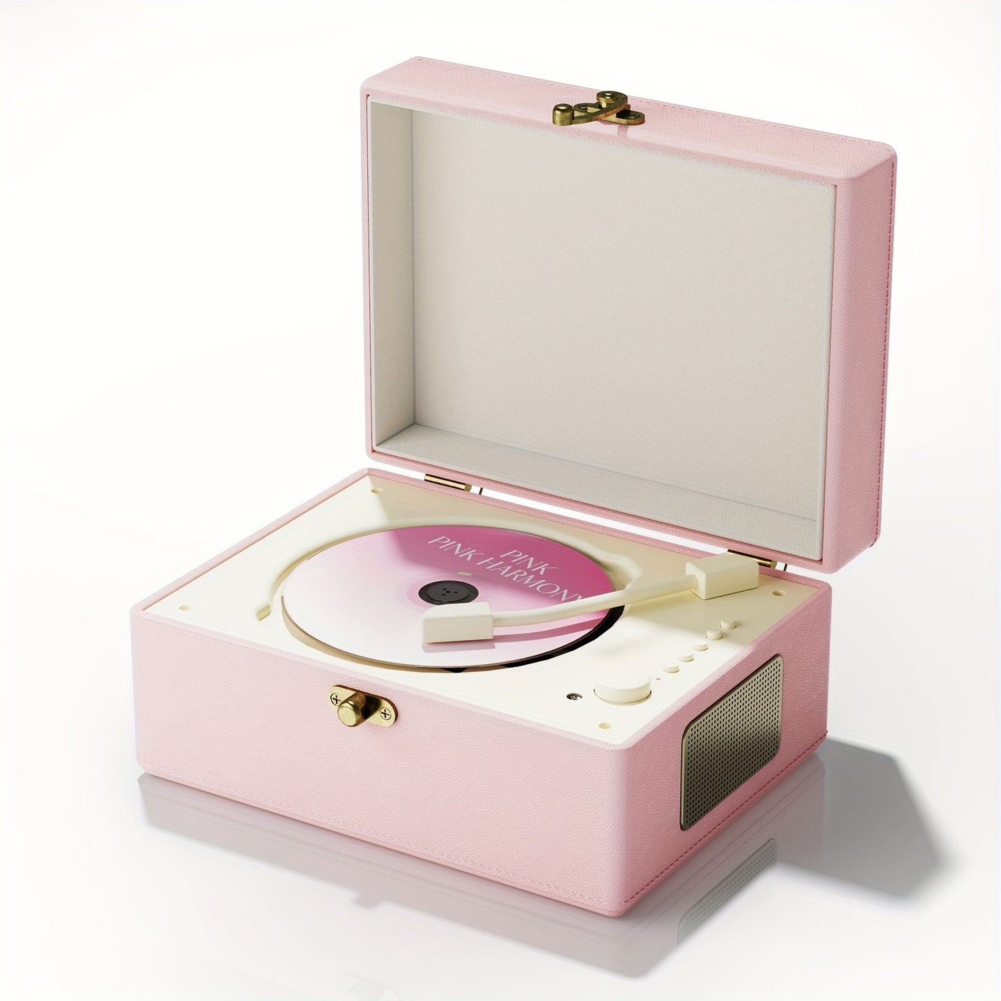 Yintiny Box Style CD Player With Built In Speakers Wireless