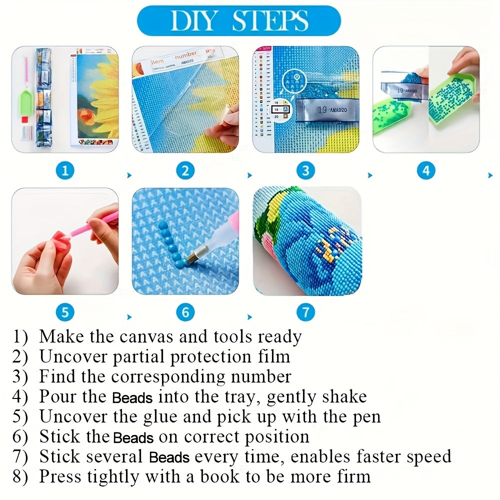 Disney Stitch Diamond Painting Kit 5D Round Wall Art