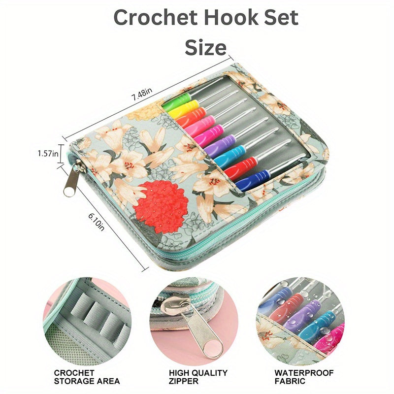 Beginner Crochet Kit With Yarn And Soft Handle Tools