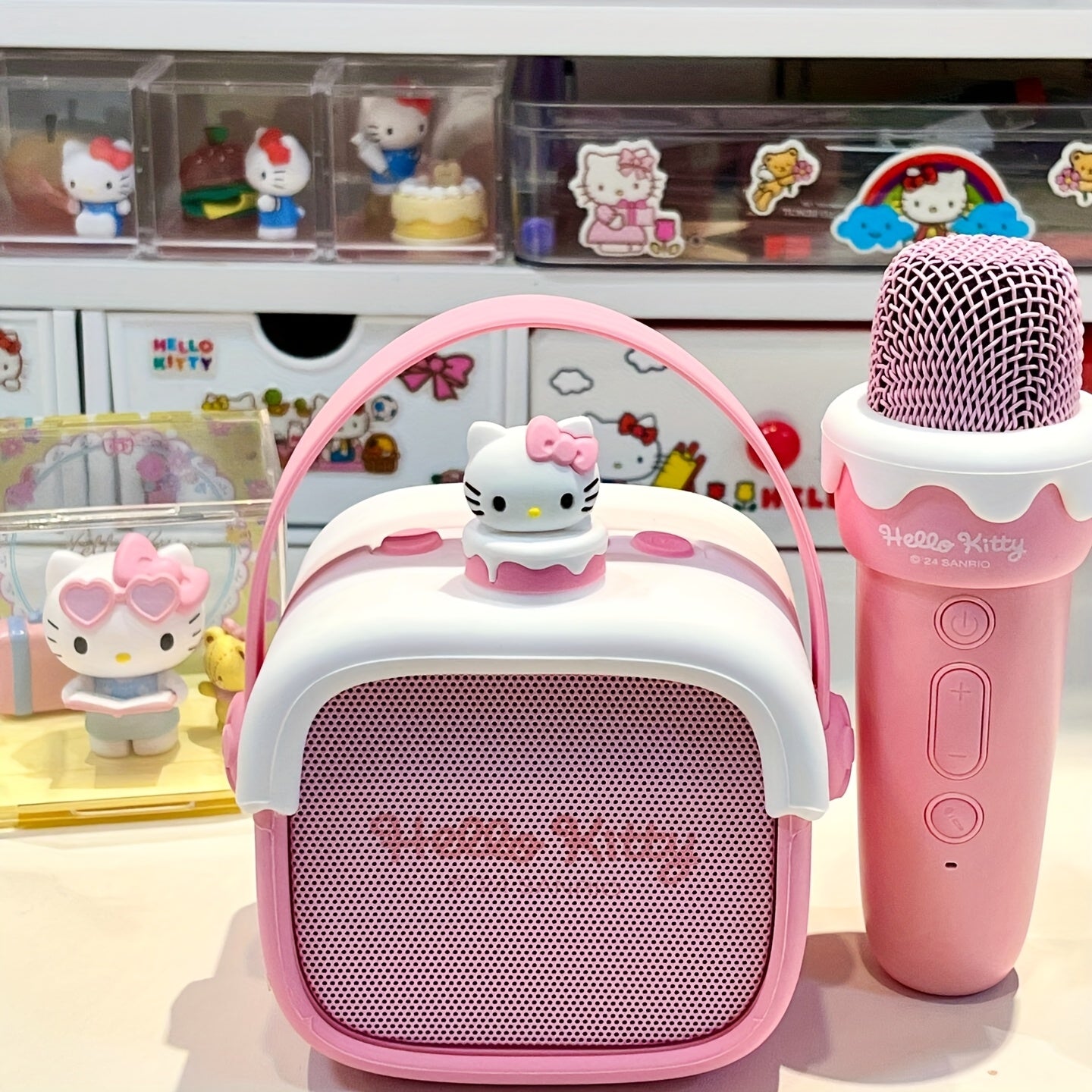 Sanrio Hello Kitty Mini Karaoke Machine With Strap