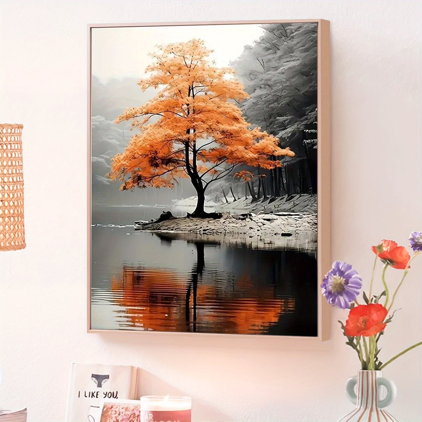 Tree Paint By Numbers Kit For Adults 16x20 Inch Acrylic Art
