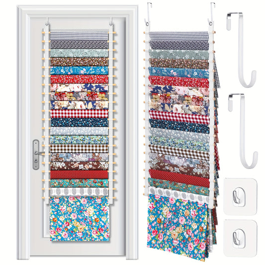 White 20-Shelf Hanging Organizer for Sewing Quilting